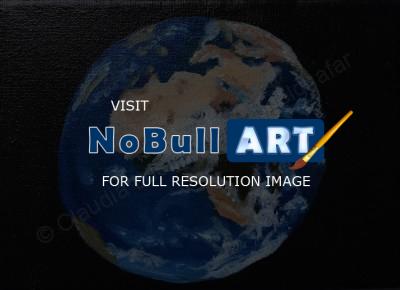Oil Painting On Canvas - The World - Oil Colour On Canvas