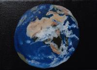 Oil Painting On Canvas - The World - Oil Colour On Canvas