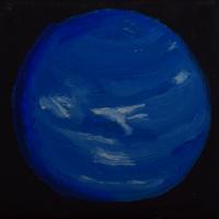 Neptune - Oil Colour On Canvas Paintings - By Claudia Luethi Alias Abdelghafar, Realistic Painting Artist