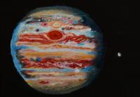 Jupiter - Oil Colour On Canvas Paintings - By Claudia Luethi Alias Abdelghafar, Realistic Painting Artist