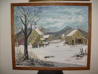 Winter Wonderland - Acrylic Paintings - By Kathy Pfingston, Acrylic  Scenic Painting Artist