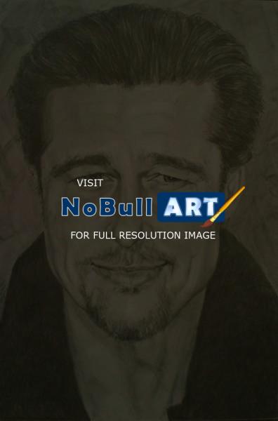 Celebrity Portraits - Brad Pitt - Pencil