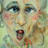 Lonely Complainer - Pastel  Pencil Mixed Media - By Marlene Despres, Expressions Mixed Media Artist