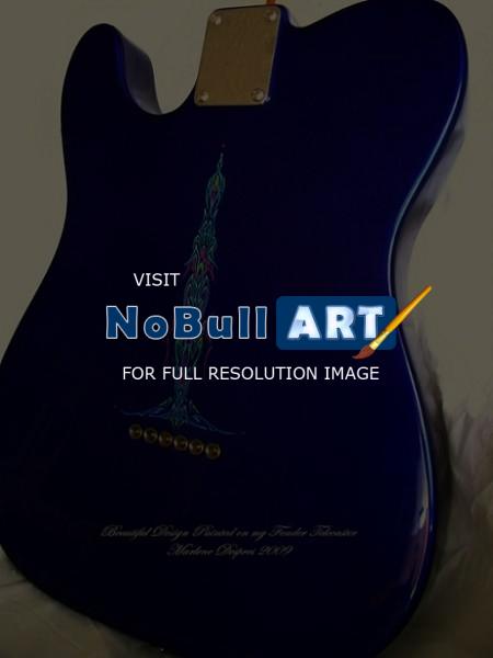 Personal Collection - Accent Design For Guitars  4 - Oil Based Enamel Paint