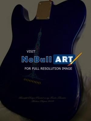 Personal Collection - Accent Design For Guitars  4 - Oil Based Enamel Paint