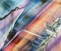 99 - Watercolor On Paper Paintings - By Hratch Israelian, Surrealism Painting Artist