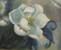 Floral - Magnolia - Oil On Panel