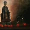 Stillife From A Chines Tempel Statue - Oilpaint Paintings - By Peter Jansen, Oil Painting On Linnen Painting Artist