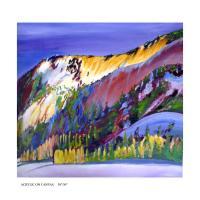 The March Light - Acrylic On Canvas Paintings - By Keshaw Kumar, Mountain Painting Artist