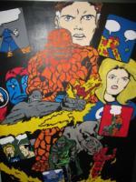 Heroes - Acrylic Paintings - By Teddy Mileski, Pop Art Comic Book Art Painting Artist