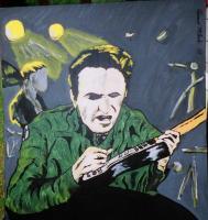 Redemption Song - Acrylic Paintings - By Teddy Mileski, Pop Art Punk Art Painting Artist