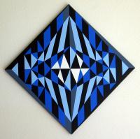 Abstract Geometric - Emigma - Acrylic On Canvas