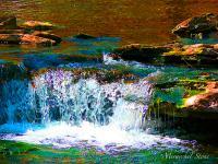 Waterfall - Digital Digital - By Miraychel Stone, Abstract Digital Artist