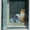 Waiting - Pastel Paintings - By Howard Scherer, Realistic Painting Artist