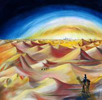 Surrealism - Dunes - Oil On Canvas