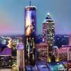 Evening In Atlanta - Corel Painter Digital - By Mark Givens, Digital Painting Digital Artist