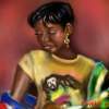 Island Girl - Corel Painter Digital - By Mark Givens, Digital Painting Digital Artist