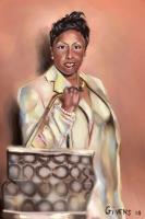 Lady Of Class - Corel Painter Paintings - By Mark Givens, Digital Painting Painting Artist