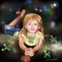 Addi - Corel Painter Paintings - By Mark Givens, Digital Painting Painting Artist