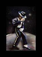 The Moonwalker - Corel Painter Paintings - By Mark Givens, Digital Painting Painting Artist