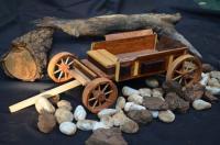 Spider Wagon - Mixed Woodwork - By Jacques Burger, Realism Woodwork Artist