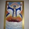 Uriel- The Power Of Prayer Ascending - Acrylic Paintings - By Sandy Davis, Folk Painting Artist