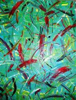 9-02-13 - Acrylics Paintings - By Julia Veytsner, Abstract Painting Artist