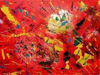 Abstract Expressionism - Salute - Acrylics