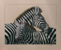 Recent Work - Zebras - Acrylics And Pigmented Ink