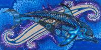 Anemone - Acrylic On Canvas Paintings - By Danielle Burford, Australian Aboriginal Art Painting Artist