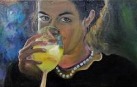 Jennifer - Oil Painting Paintings - By David Lazaro, Portrait Painting Painting Artist