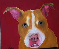 Buddy - Oil Paintings - By Linda Drobatz, Expressionism Painting Artist