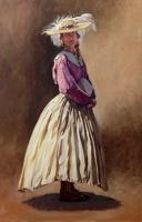Southern Miss - Oil Paintings - By To Ro, Realism Painting Artist