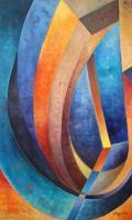 Waves 1 - Oil Paintings - By Monika Bagaric, Abstraction Painting Artist