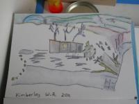Kimberly Western Australia - Texta Drawings - By Ann-Claire Herrmann, Free Sketch Drawing Artist