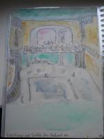 Budapest  2011 - Acrylic On Canvas Drawings - By Ann-Claire Herrmann, Free Sketch Drawing Artist