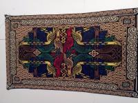 Celtic Birds Handbeaded Tapestry - Myuiki Glass Seed Beads Glasswork - By Leslye Wolf, Beaded Tapestry Glasswork Artist