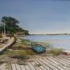 River Orwell  Pinmill - Oil Paintings - By Philip Smith, Realistic Painting Artist