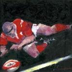 First Try Rugby Prints - Oil Paintings - By Rugby Prints, Impressionists Painting Artist