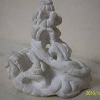 Untitle-7 - White Cement Sculptures - By Dinesh Sisodia, Abstract Sculpture Artist