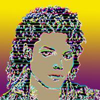 Young Michael Jackson - Mixed Media Mixed Media - By Dinesh Sisodia, Impressionism Mixed Media Artist