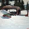 Deep Snow - Oil Paintings - By Matthew Thornburg, Painterly Realism Painting Artist