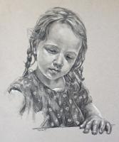 Colorin - Charcoal Drawings - By Matthew Thornburg, Realism Drawing Artist