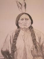 Chief - Pencil Drawings - By Rick Fuller, Native Drawing Artist