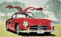 Gullwing - Watercolor Paintings - By Richard Lewis, Realism Painting Artist