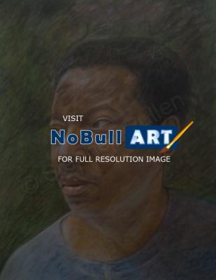 Portraits - Portrait - Realism Or Abstraction - Colored Pencil