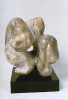 M1 - Marble Alabaster Sculptures - By Orna Ackerman, Abstract Sculpture Artist
