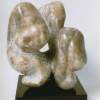 M1 - Marble Alabaster Sculptures - By Orna Ackerman, Abstract Sculpture Artist