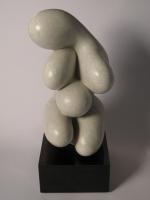 Pregnant Woman - Polyester  Acrylics Sculptures - By Orna Ackerman, Modern Sculpture Artist