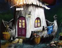 Home Sweet Home - Enamel Paintings - By Malc Lane, Fine Art Painting Artist
